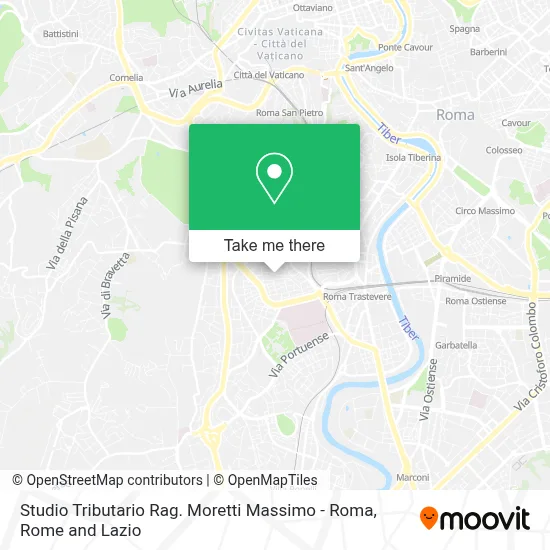 Studio Tributario Rag. Moretti Massimo - Roma map