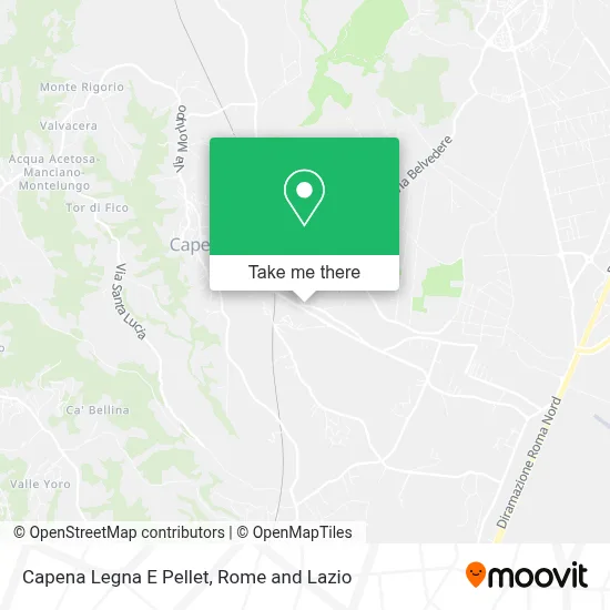 Capena Legna E Pellet map