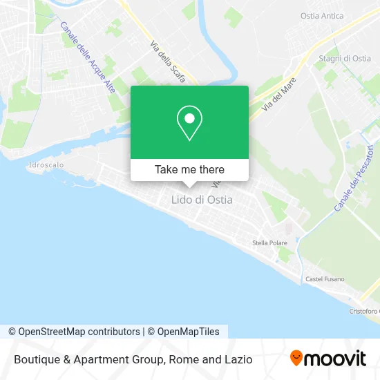 Boutique & Apartment Group map