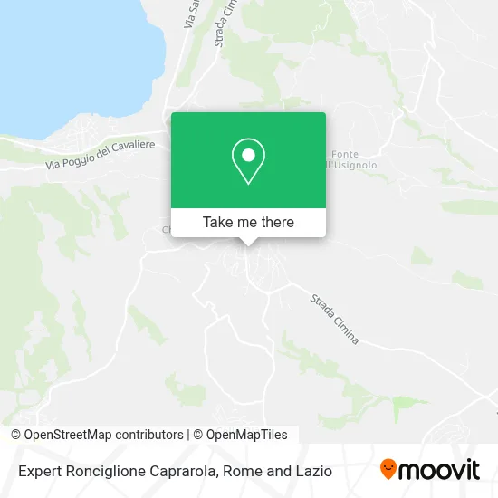Expert Ronciglione Caprarola map