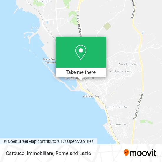 Carducci Immobiliare map