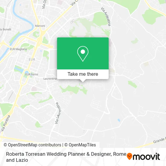 Roberta Torresan Wedding Planner & Designer map