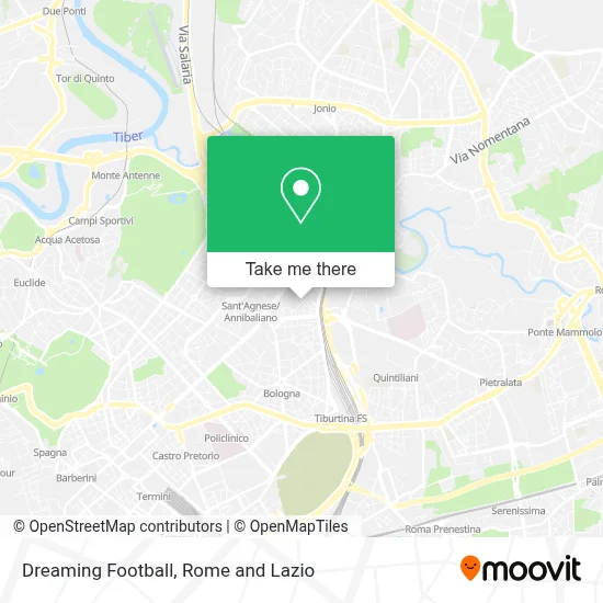 Dreaming Football map