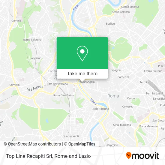 Top Line Recapiti Srl map