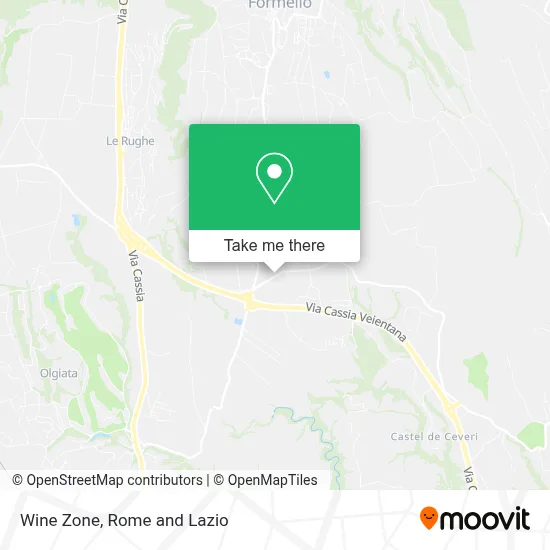 Wine Zone map