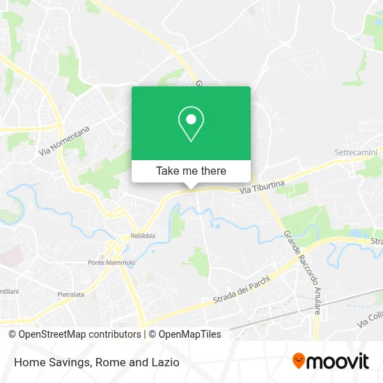 Home Savings map