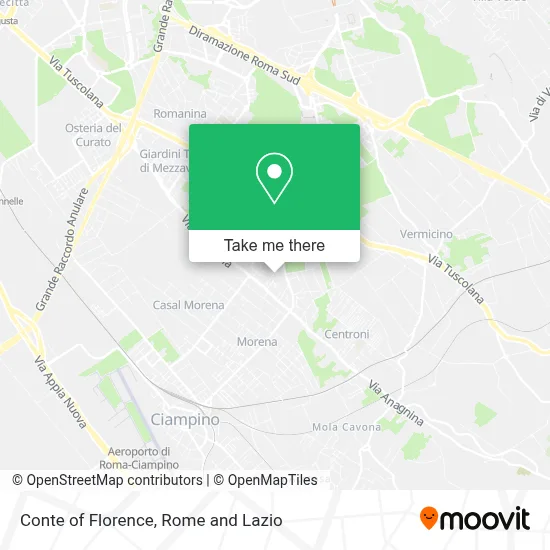 Conte of Florence map
