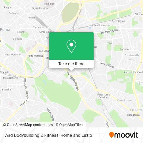 Asd Bodybuilding & Fitness map