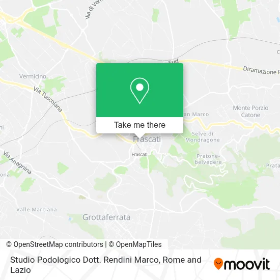 Studio Podologico Dott. Rendini Marco map