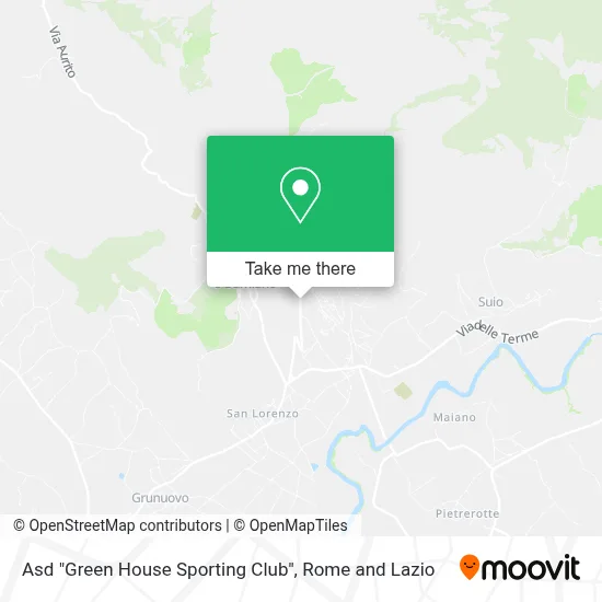 Asd "Green House Sporting Club" map