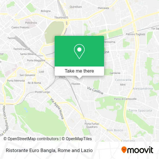 Ristorante Euro Bangla map