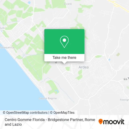 Centro Gomme Florida - Bridgestone Partner map