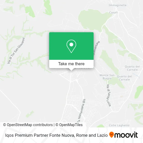 Iqos Premium Partner Fonte Nuova map