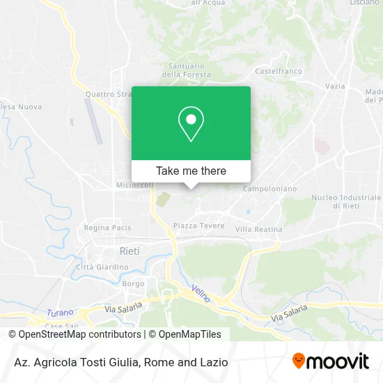Az. Agricola Tosti Giulia map