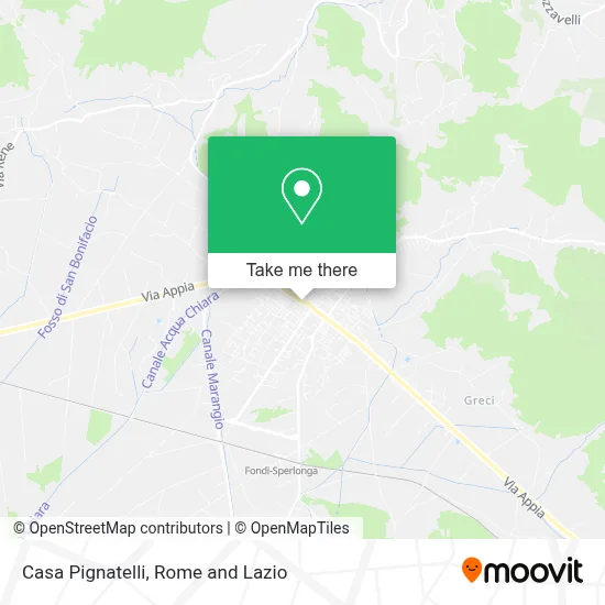 Casa Pignatelli map