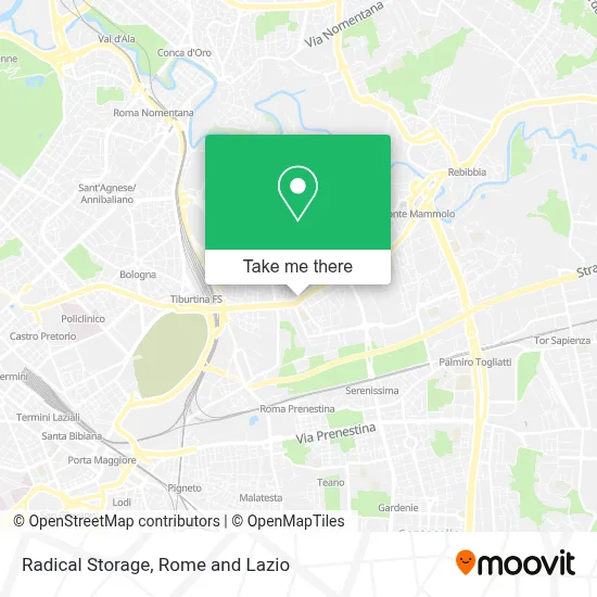 Radical Storage map