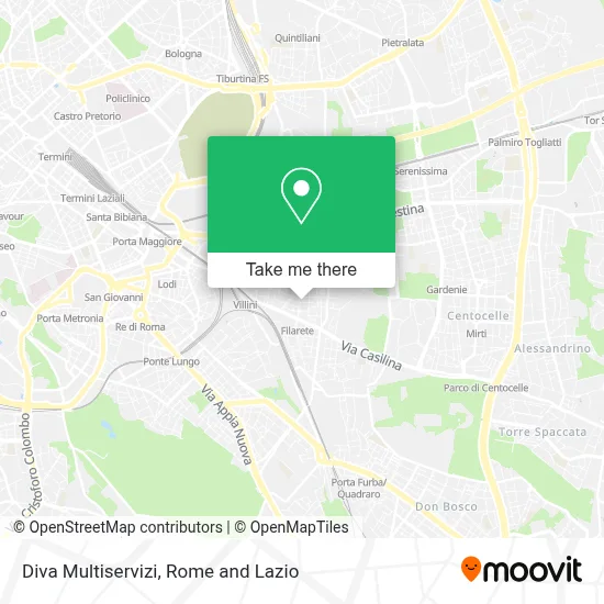 Diva Multiservizi map