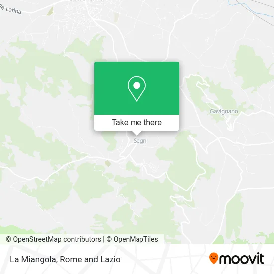La Miangola map