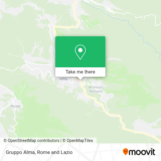 Gruppo Alma map