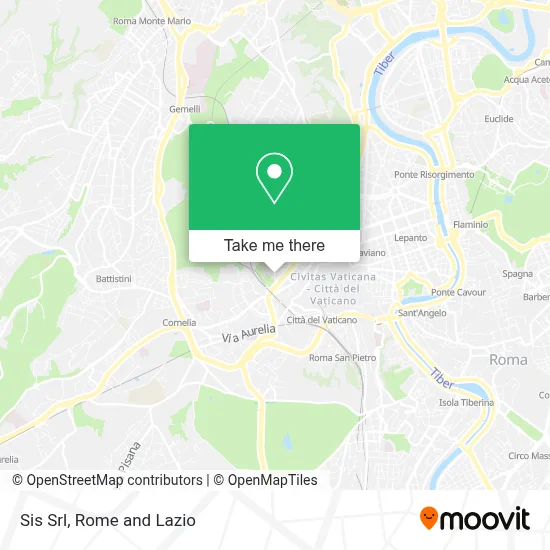 Sis Srl map