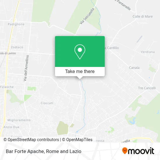 Bar Forte Apache map