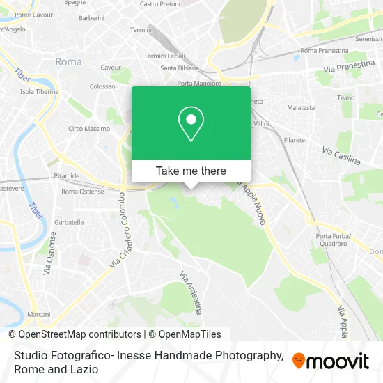Studio Fotografico- Inesse Handmade Photography map