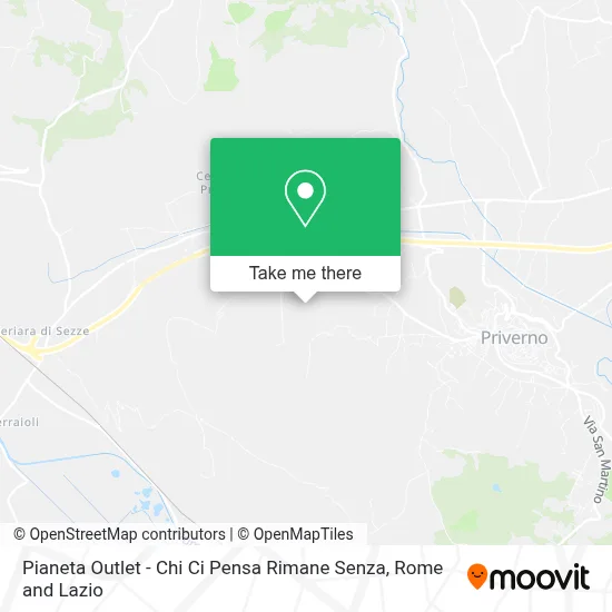 Pianeta Outlet - Chi Ci Pensa Rimane Senza map
