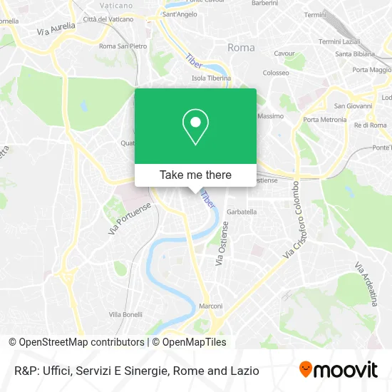 R&P: Uffici, Servizi E Sinergie map