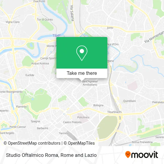 Studio Oftalmico Roma map