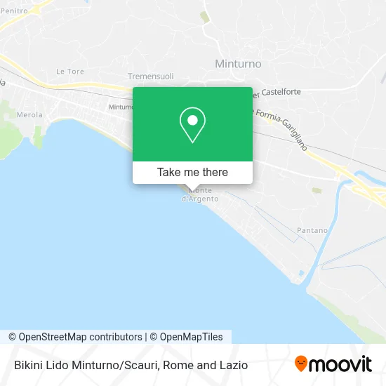 Bikini Lido Minturno/Scauri map