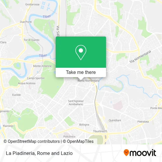 La Piadineria map