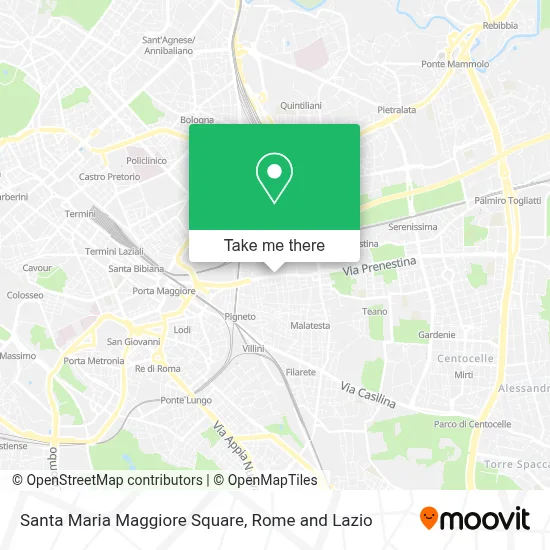 Santa Maria Maggiore Square map