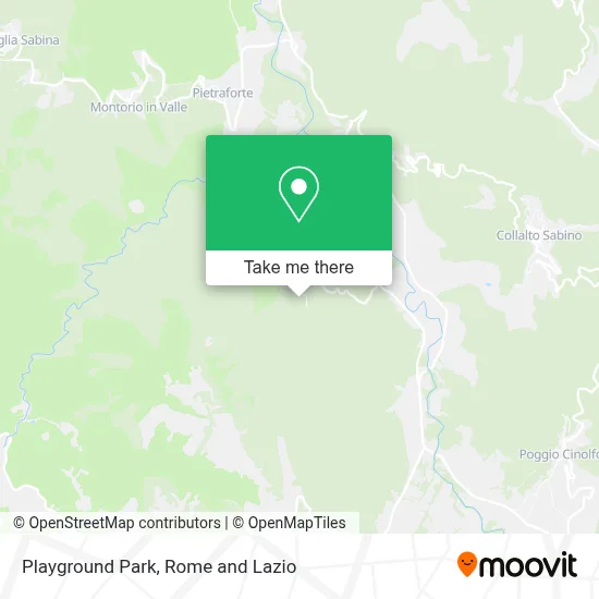 Playground Park map