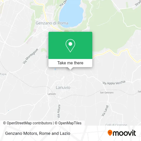 Genzano Motors map