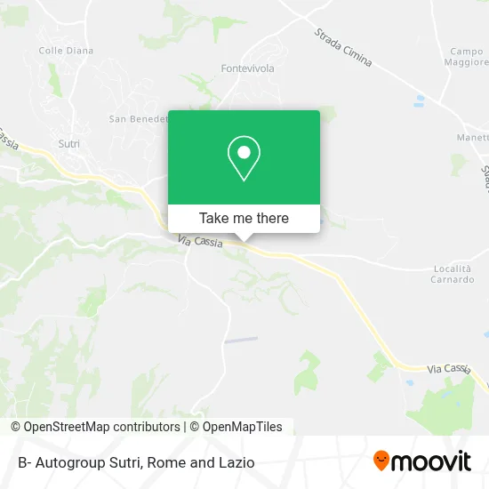 B- Autogroup Sutri map