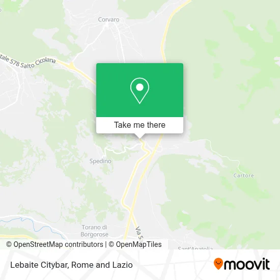 Lebaite Citybar map