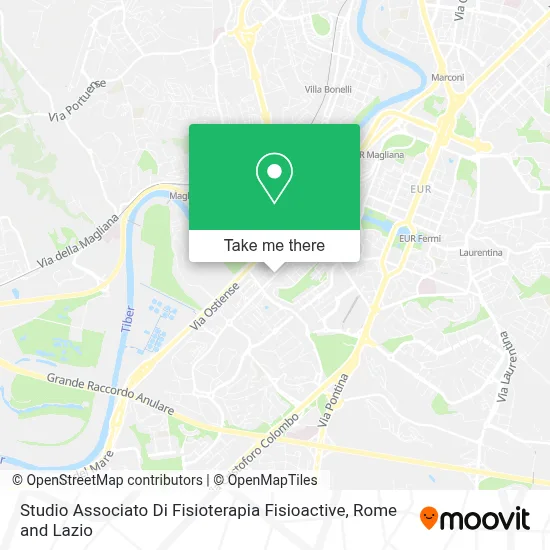 Studio Associato Di Fisioterapia Fisioactive map