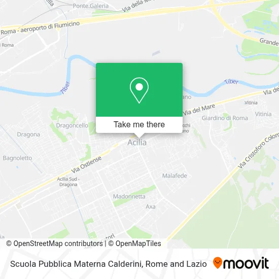 Scuola Pubblica Materna Calderini map
