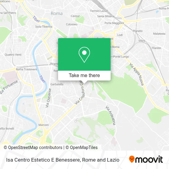 Isa Centro Estetico E Benessere map