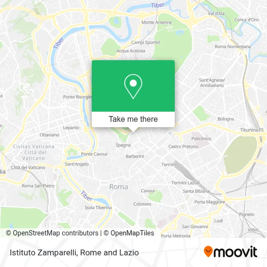 Istituto Zamparelli map