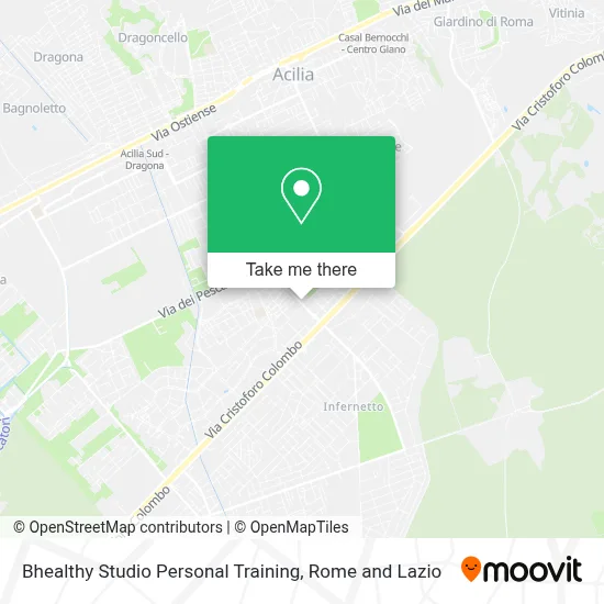 Bhealthy Studio Personal Training map