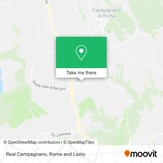 Real Campagnano map