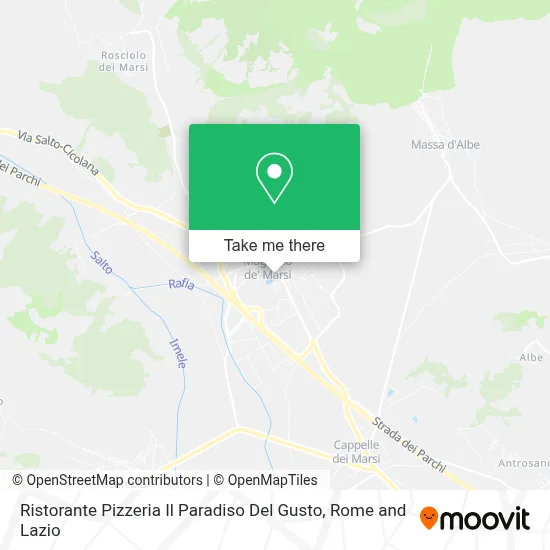 Ristorante Pizzeria Il Paradiso Del Gusto map