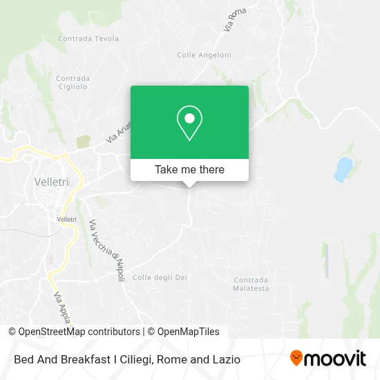 Bed And Breakfast I Ciliegi map