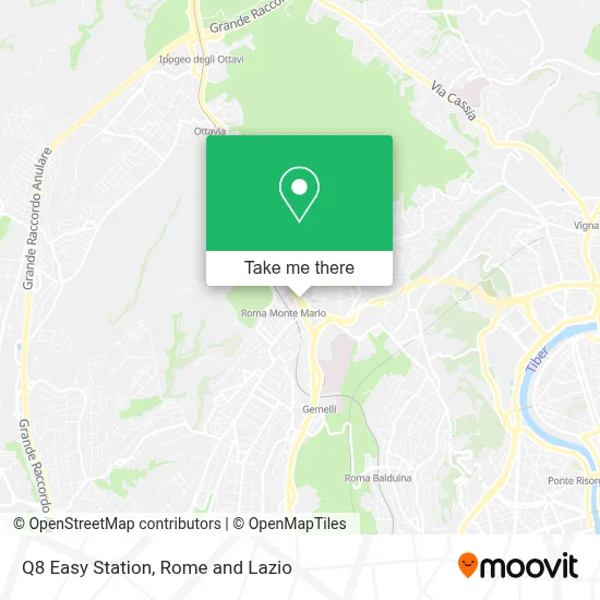 Q8 Easy Station map