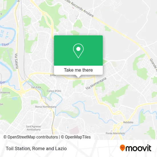 Toil Station map
