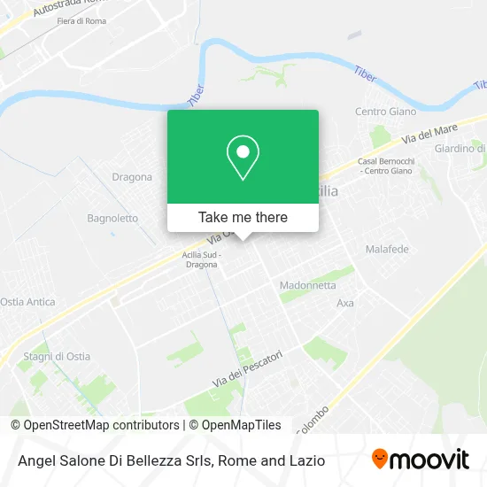 Angel Salone Di Bellezza Srls map