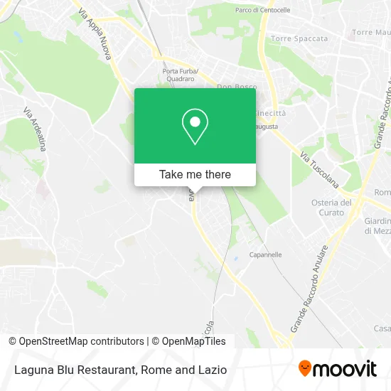 Laguna Blu Restaurant map