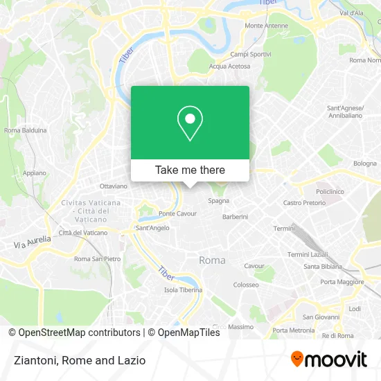Ziantoni map