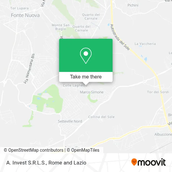 A. Invest S.R.L.S. map